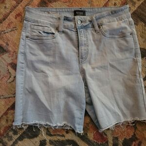 NYDJ Faded Blue Jean Shorts for Women